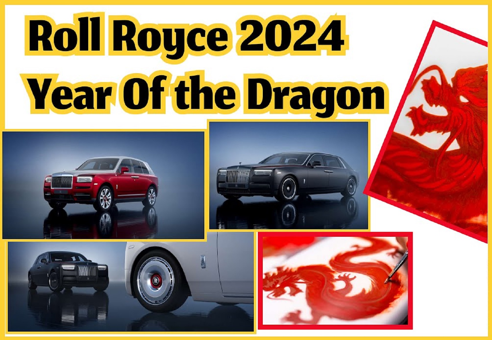 Rolls-Royce chào đón năm Giáp Thìn 2024 bằng 4 phiên bản đặc biệt