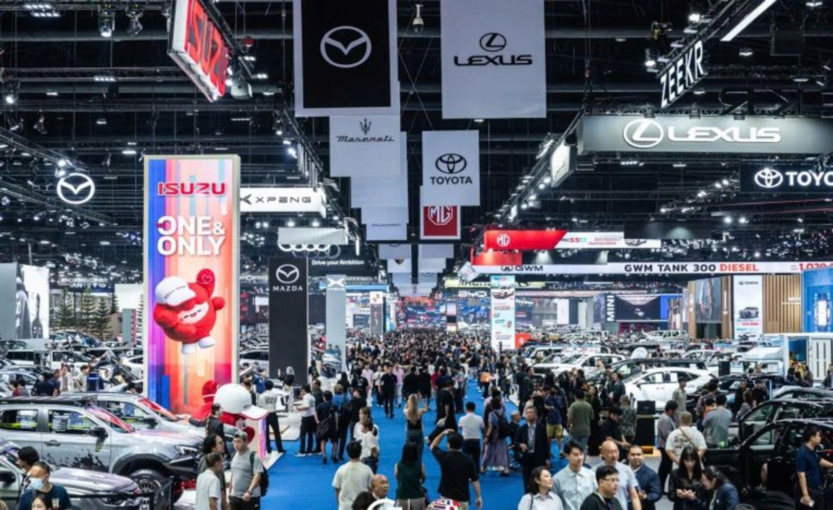 Bangkok Motor Show 2026 thu hút 12.408 đơn đặt hàng sau 4 ngày mở màn