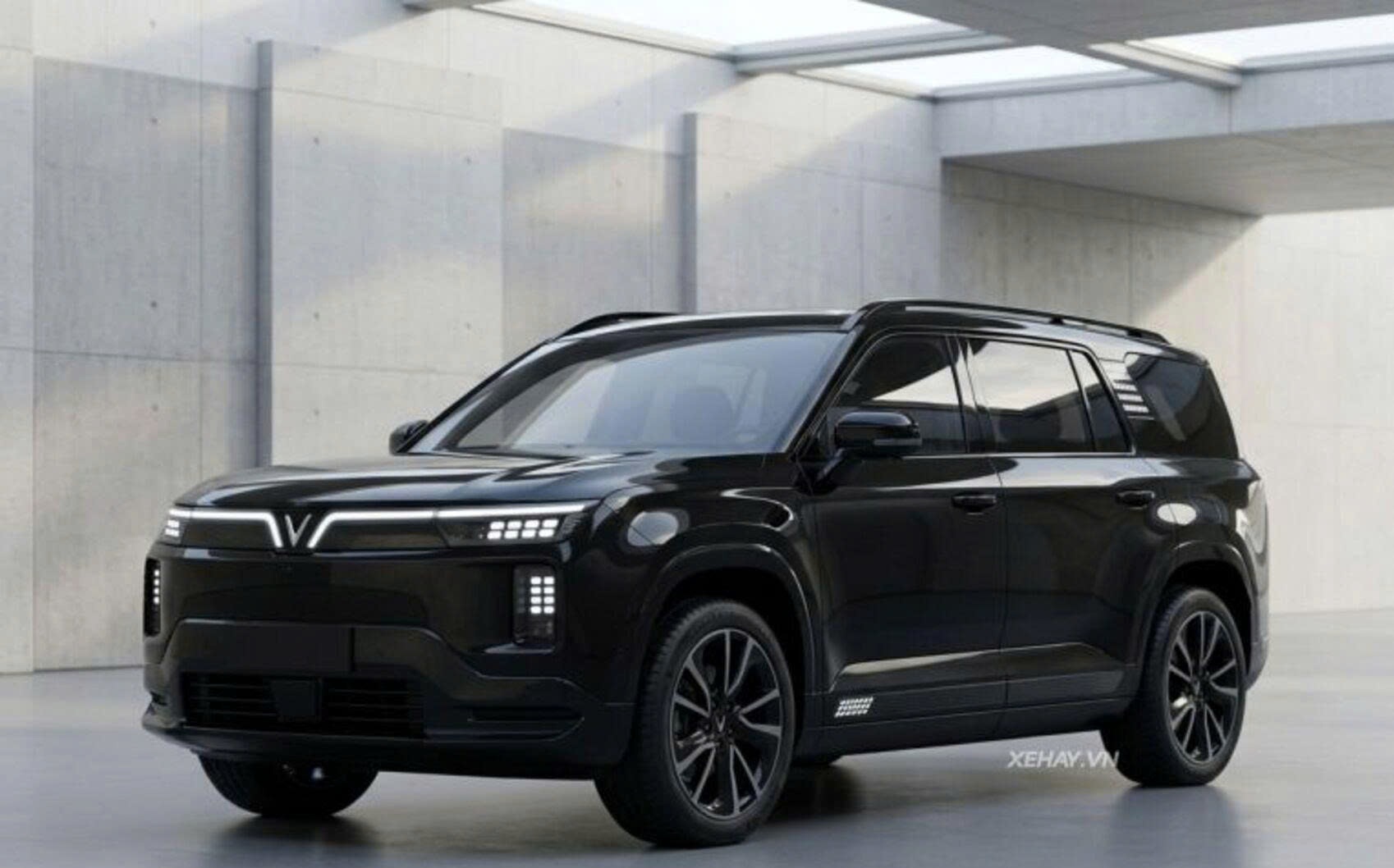 Lộ bản vẽ hai SUV cỡ lớn hoàn toàn mới của VinFast: Kích thước ngang VF 9, thiết kế giống VF 8