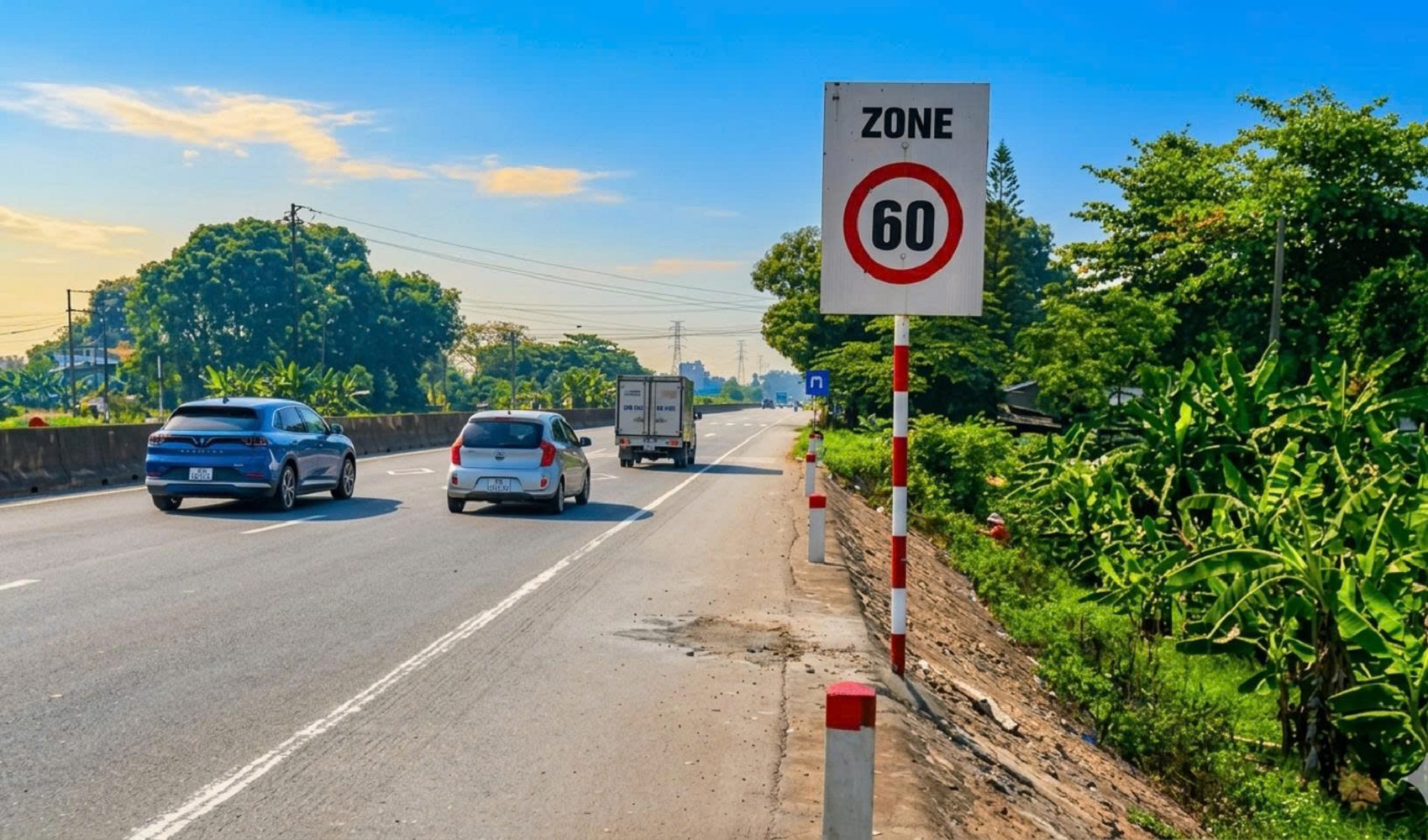 Lỗi nhầm lẫn kinh điển giữa biển Zone và biển hạn chế tốc độ, tài xế cần lưu ý