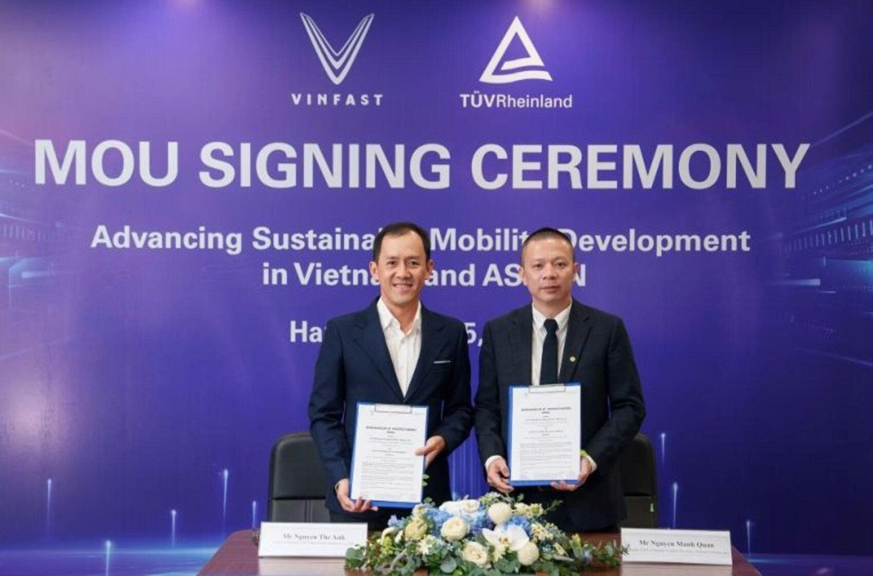VinFast hợp tác với TÜV Rheinland, nâng cao năng lực thử nghiệm kiểm định cho ngành ô tô Việt Nam