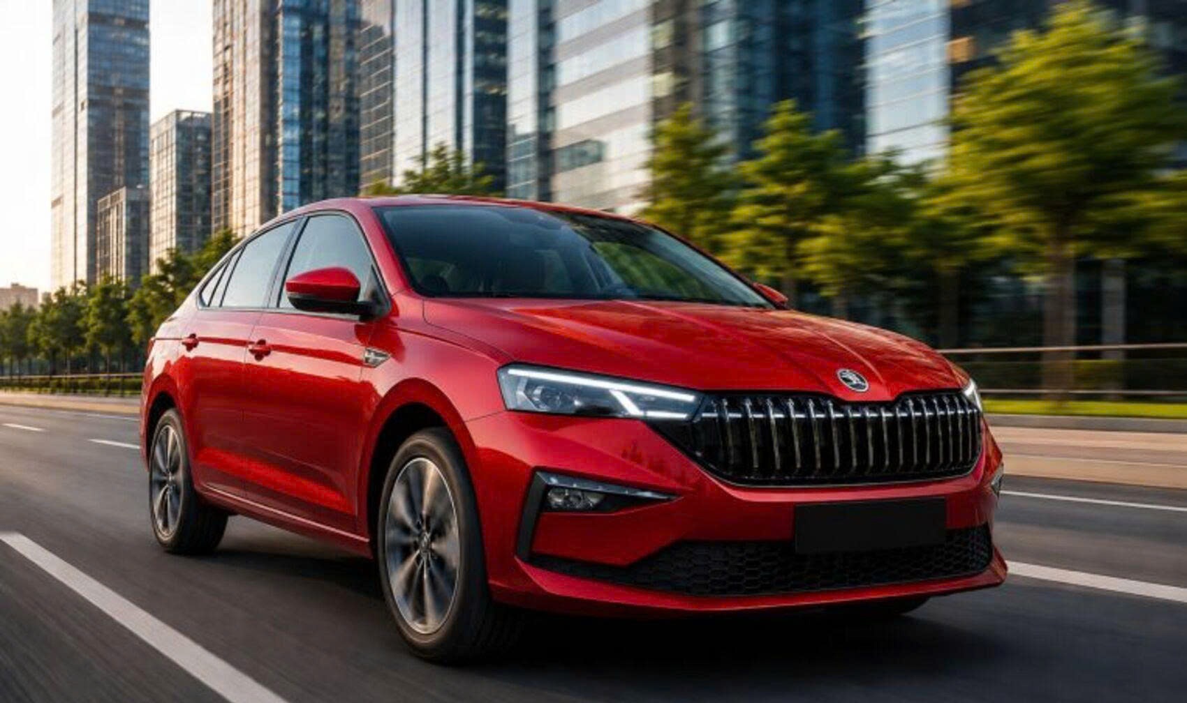 Skoda Slavia 2026 lộ diện trước thời điểm ra mắt: Đèn hậu đổi thiết kế, mâm mới và màn hình 10,25 inch