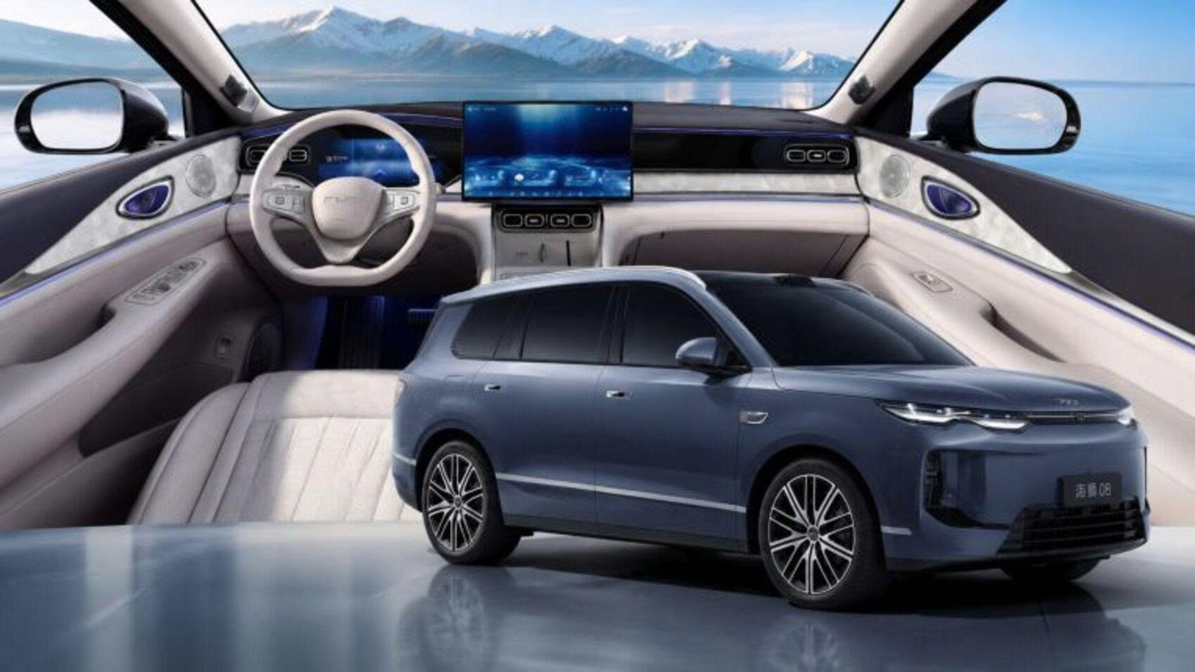 BYD Sealion 08 lộ trọn nội thất trước ngày mở bán: Ghế thương gia, màn hình giải trí cỡ lớn gắn trần, bản EV chạy 900 km/sạc