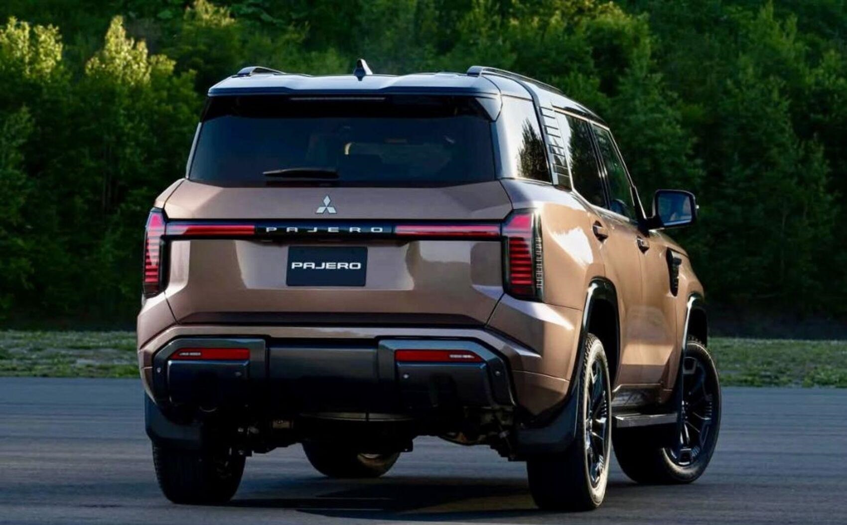 Nguyên nhân Mitsubishi Pajero thế hệ mới không còn lốp dự phòng treo phía sau