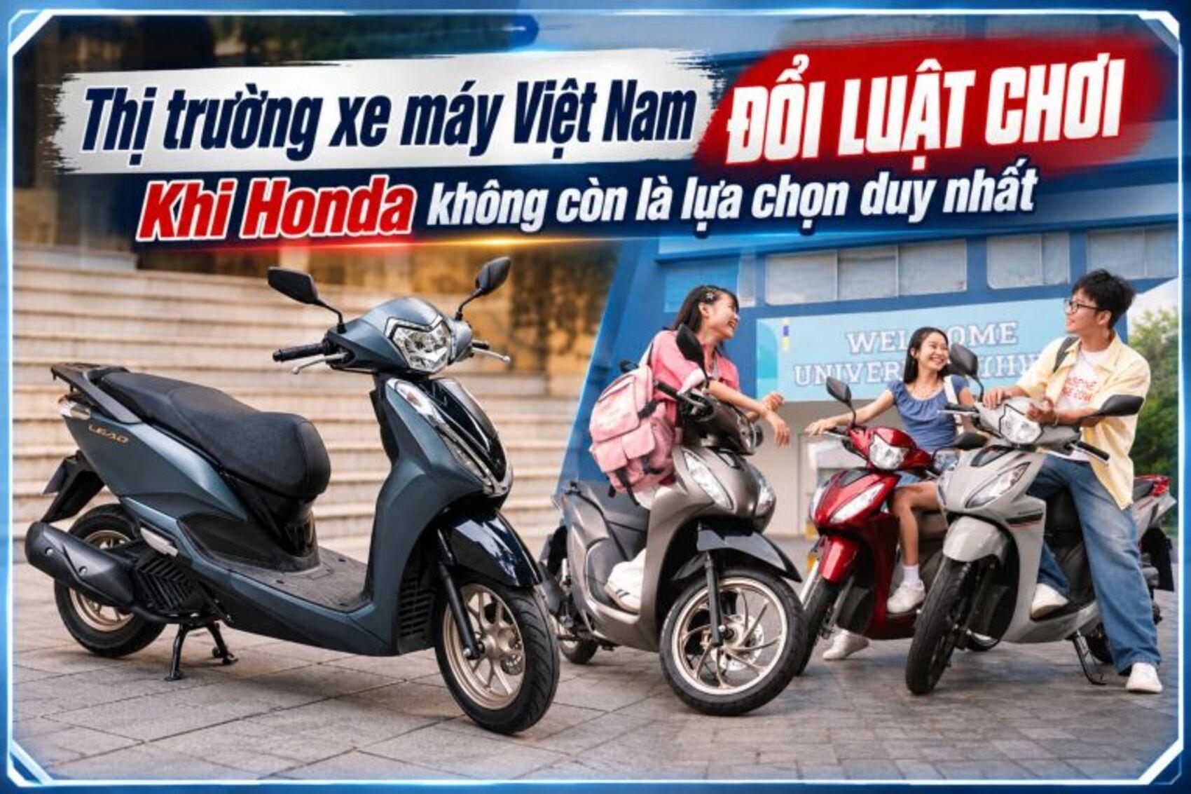 Thị trường xe máy Việt Nam đổi luật chơi: Khi Honda không còn là lựa chọn duy nhất