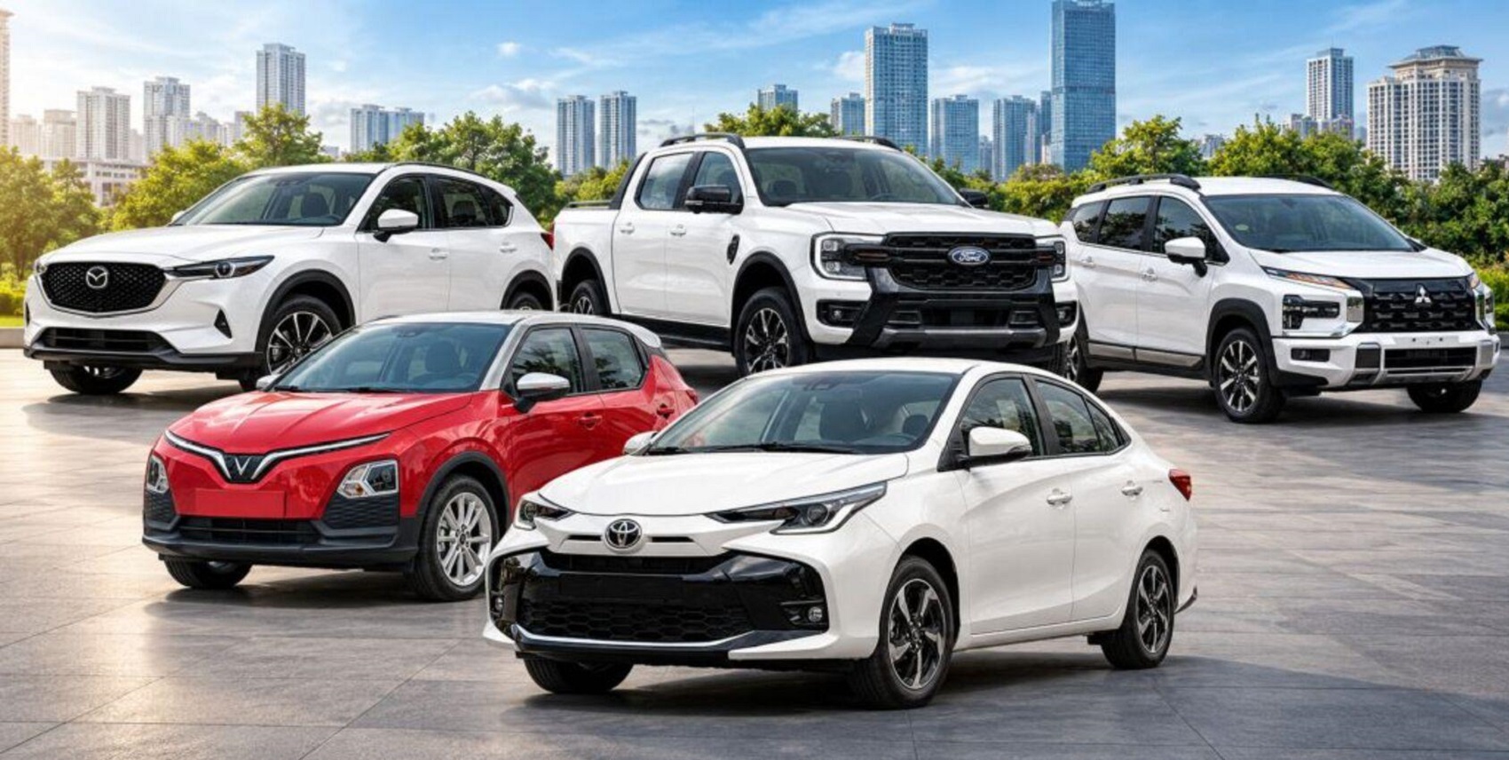 10 ô tô có doanh số luỹ kế cao nhất Việt Nam: Toyota Vios dẫn đầu, xe điện VinFast gây chú ý