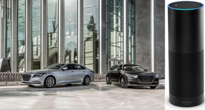 Xe Hyundai Genesis có thể điều khiển bằng giọng nói