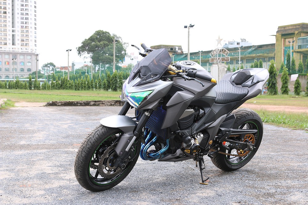 “Nâng cấp” Kawasaki Z800 2015 thêm ngông nghênh