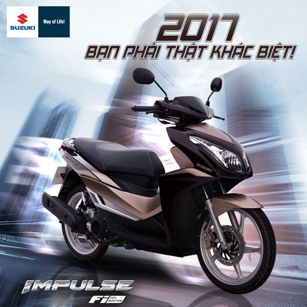 Suzuki Impulse 125 FI mới đạt tiêu chuẩn khí thải Euro 3