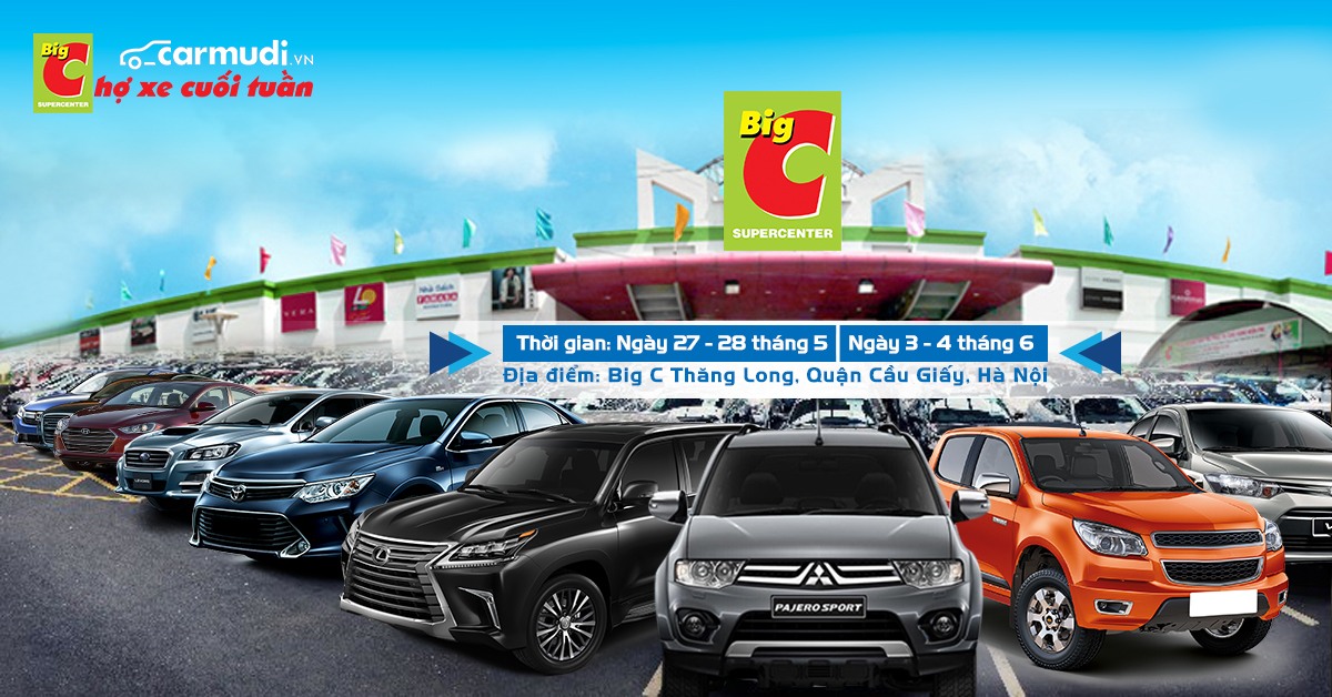 Chợ Xe Cuối Tuần đầu tiên ở Hà Nội