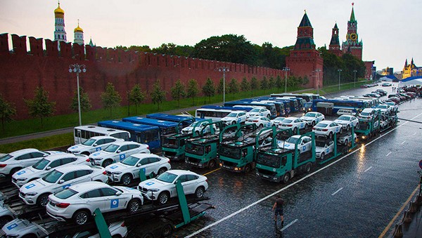 Nga tặng ngập Quảng trường Đỏ xe BMW cho VĐV Olympic