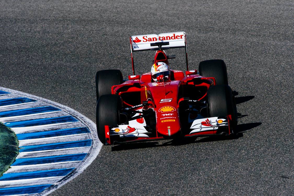 Vettel nhanh nhất trong ngày chạy thử tại Tây Ban Nha