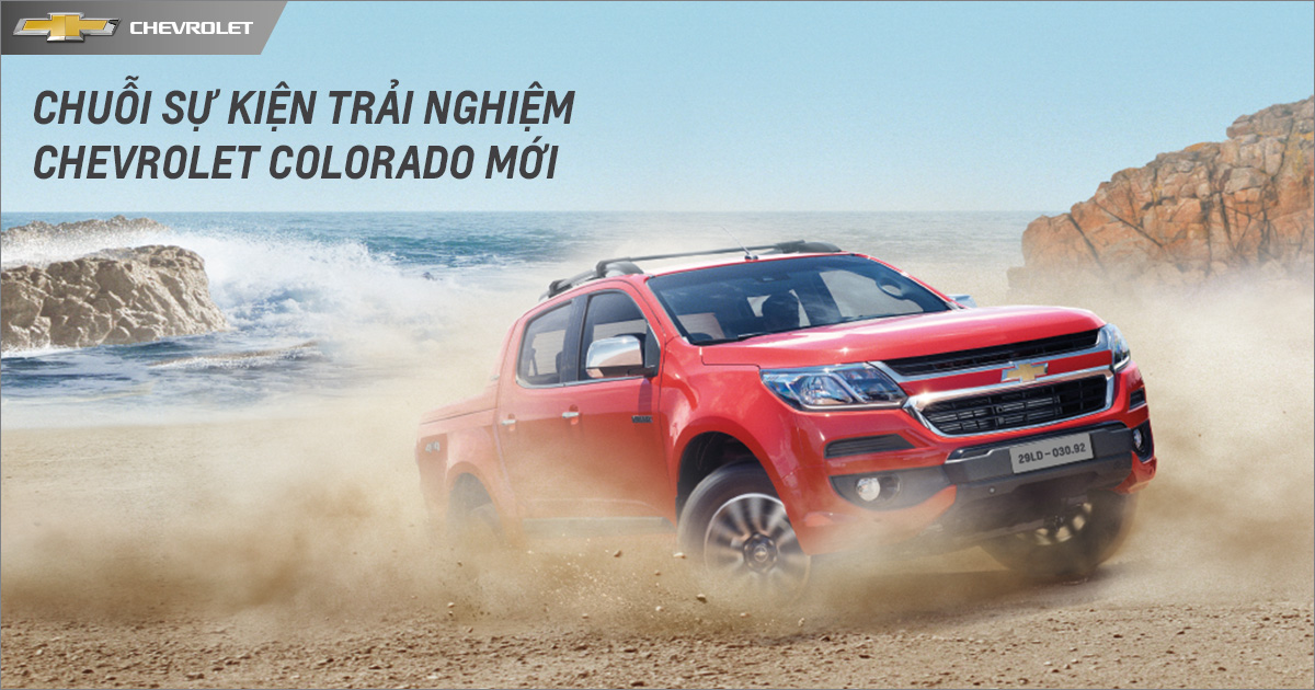 Chevrolet mời khách hàng lái thử Colorado 2017