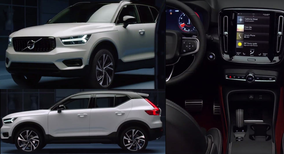 Volvo XC40 dần lộ diện