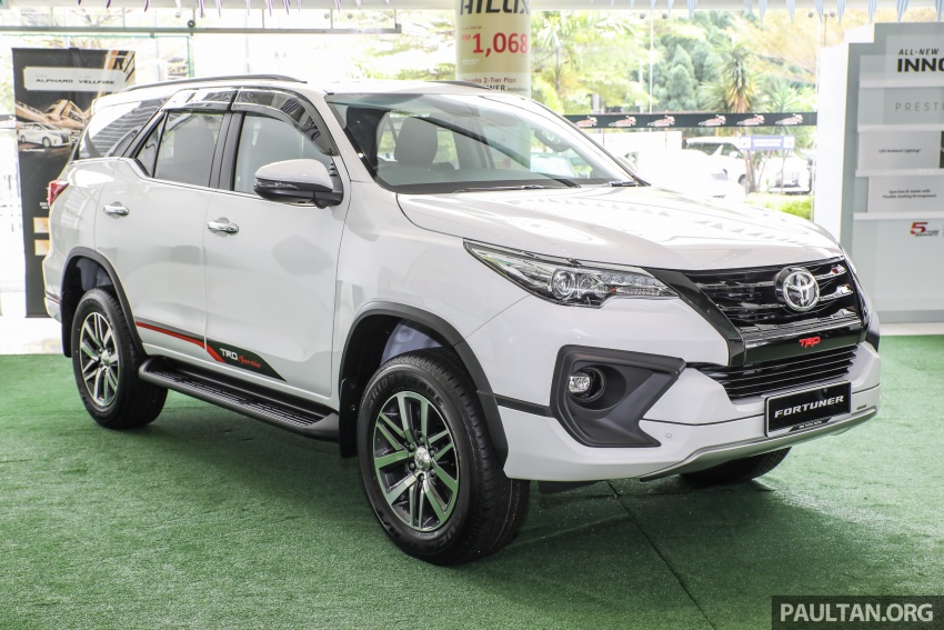 Toyota giới thiệu Fortuner phiên bản nâng cấp tại Malaysia