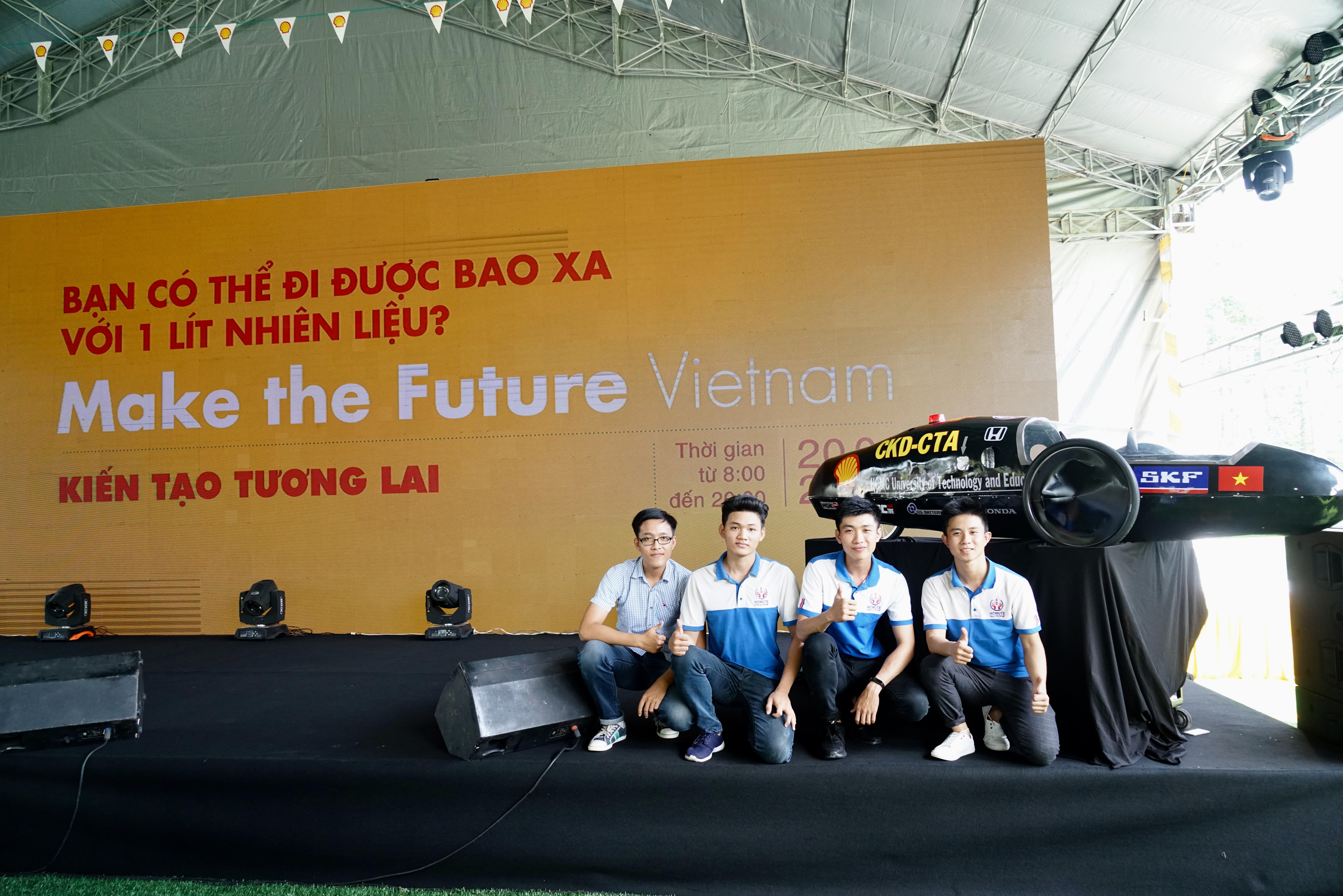Shell hỗ trợ sinh viên Việt Nam chế tạo xe tiết kiệm nhiên liệu