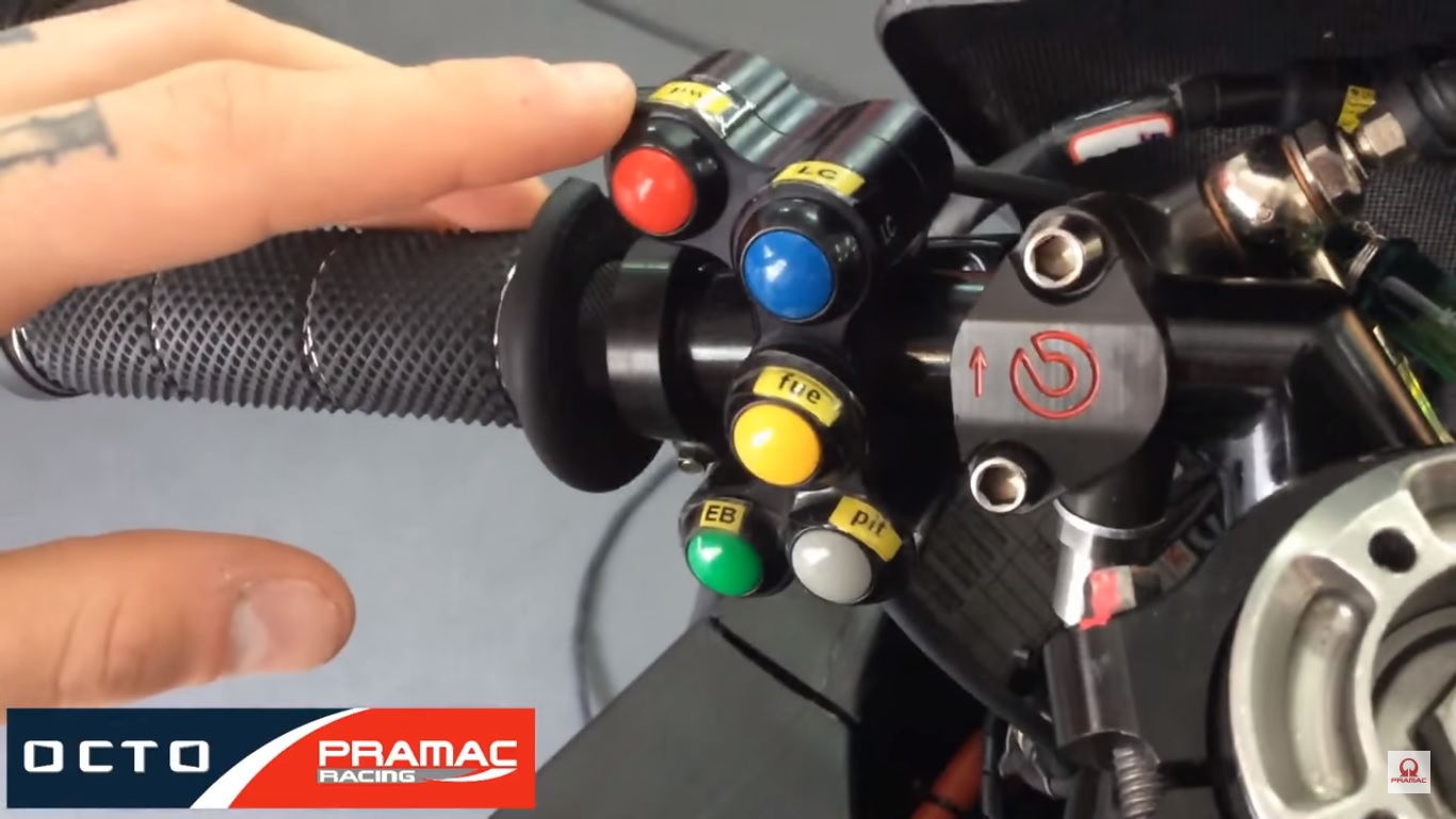 Tìm hiểu công dụng của các nút bấm trên xe MotoGP