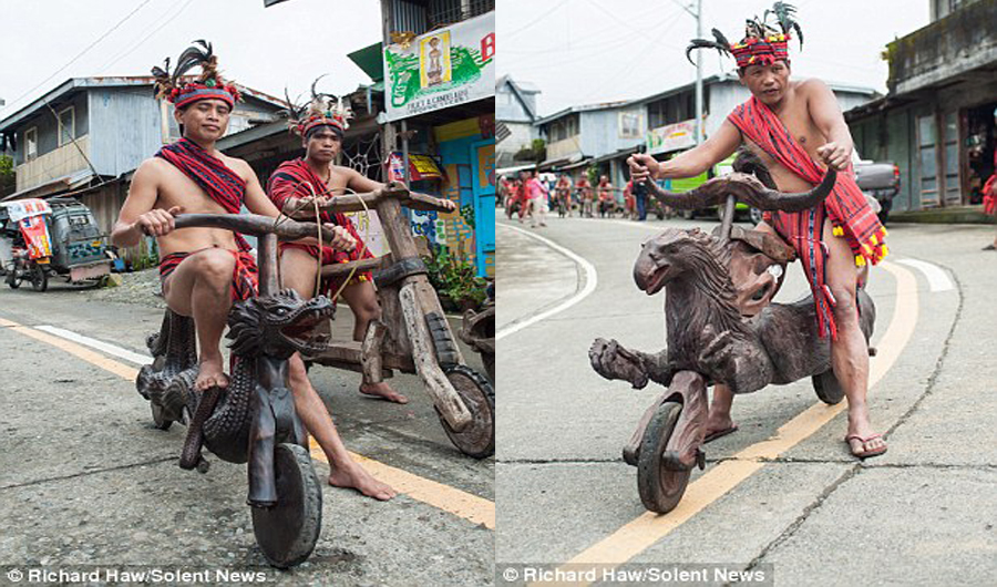 “Siêu xe đạp” gỗ xuống dốc cực ngầu  của thổ dân Philippines