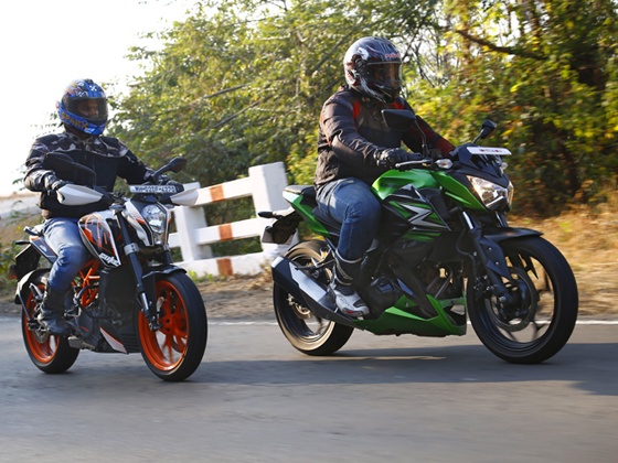 KTM Duke & Kawasaki Z250 - màn tỉ thí mở đầu một cuộc chiến